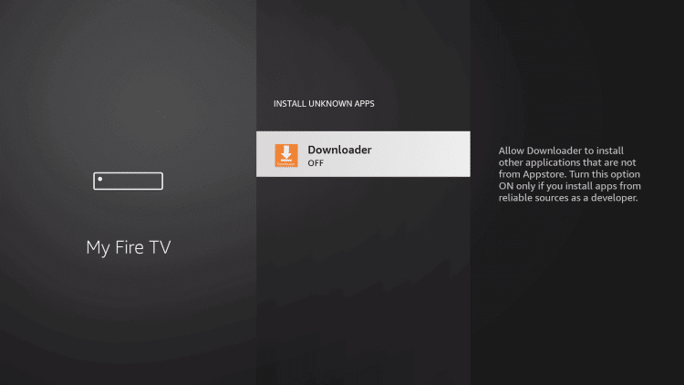 Enable Downloader to install AirTV Extra IPTV on Firestick