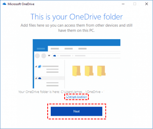 OneDrive Folder - Backup Files to Drive