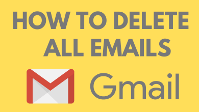 How to Delete All Emails on Gmail