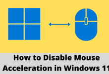 How to Disable Mouse Acceleration in Windows 11