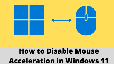 How to Disable Mouse Acceleration in Windows 11