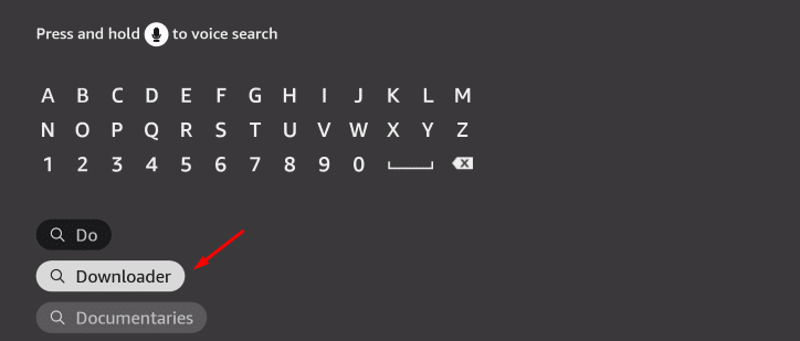Install Downloader on Firestick