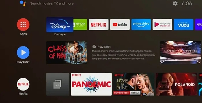 Spotify on JVC Smart TV - Play store
