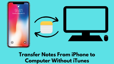 Transfer Notes From iPhone to Computer Without iTunes