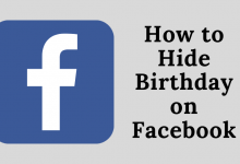 How to Hide Birthday on Facebook