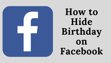 How to Hide Birthday on Facebook
