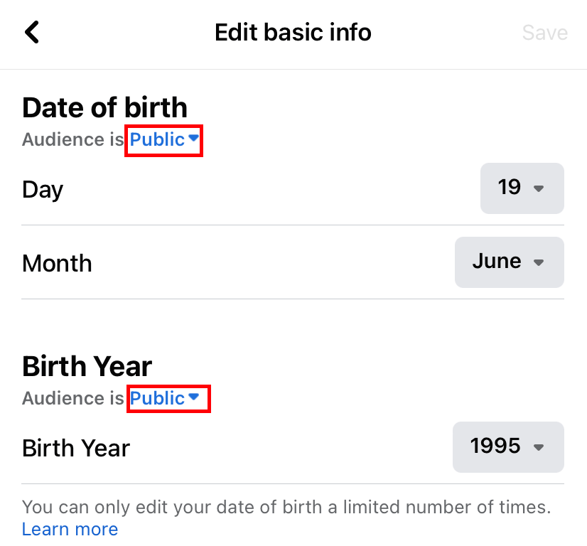 How to Hide Birthday on Facebook Using App