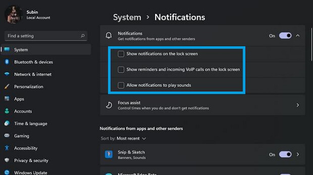 Disable Lock Screen Notifications 