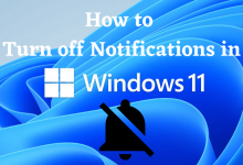 How to Turn off Notifications in Windows 11