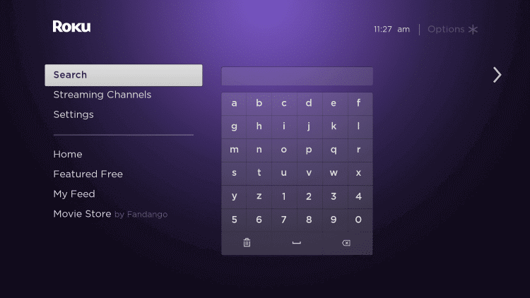 Select Search - TV Land on Roku