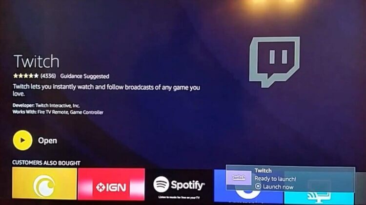 Twitch on Firestick 