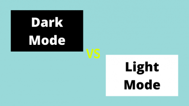 Dark mode vs Light mode