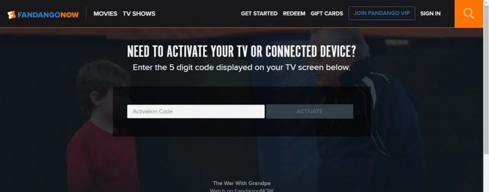 FandangoNOW activation