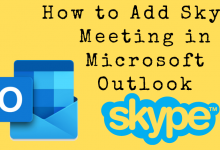 How to Add Skype Meeting in Microsoft Outlook