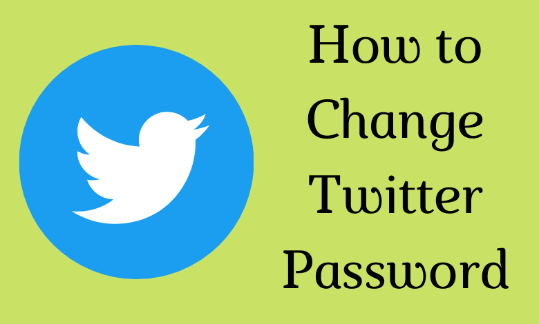 How to Change Twitter Password