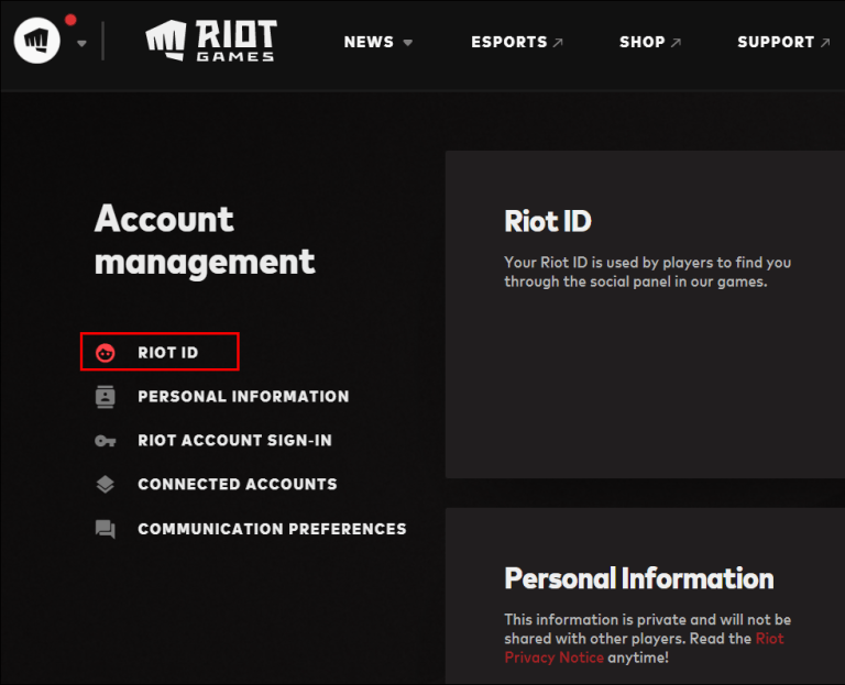 Riot ID