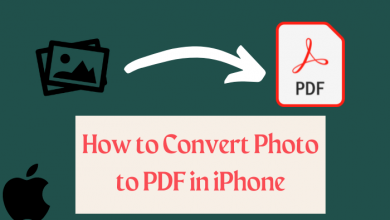 How to convert Photo to PDF in iPhone