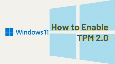 How to Enable TPM 2.0