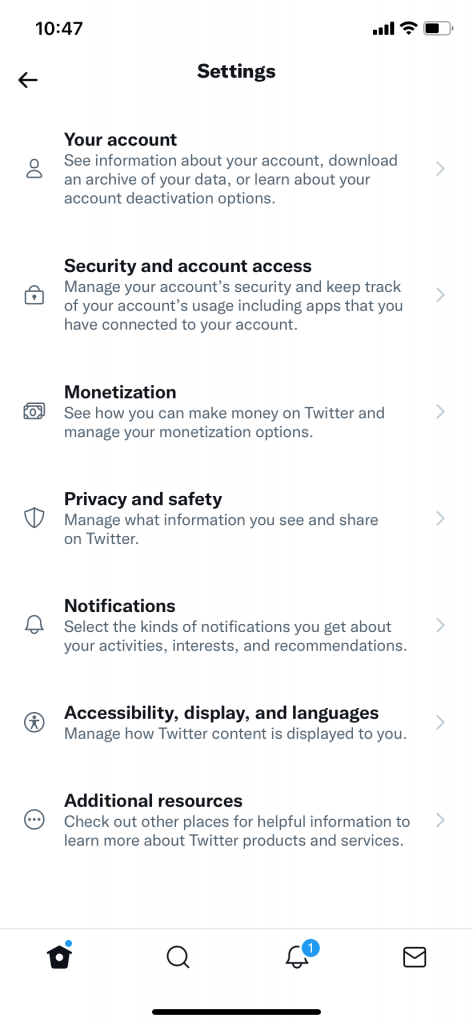 Click Privacy and Safety - hide likes on Twitter