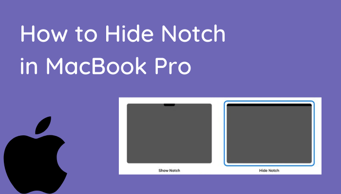 How to hide Notch in MacBook Pro