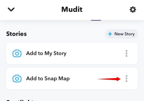 Add to snap map