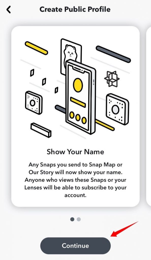 Create Public profile