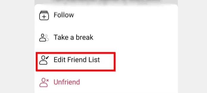 Edit Friend List