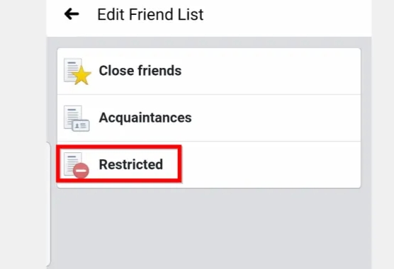 How to Restrict Someone on Facebook