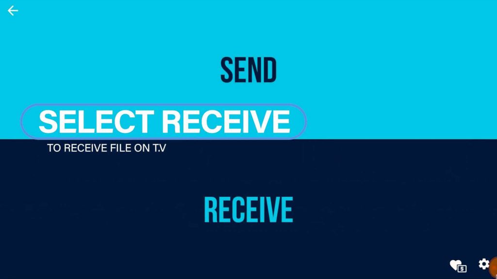 Receive on Android TV 