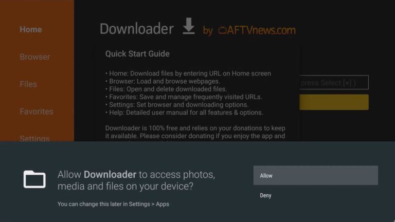 Allow Downloader