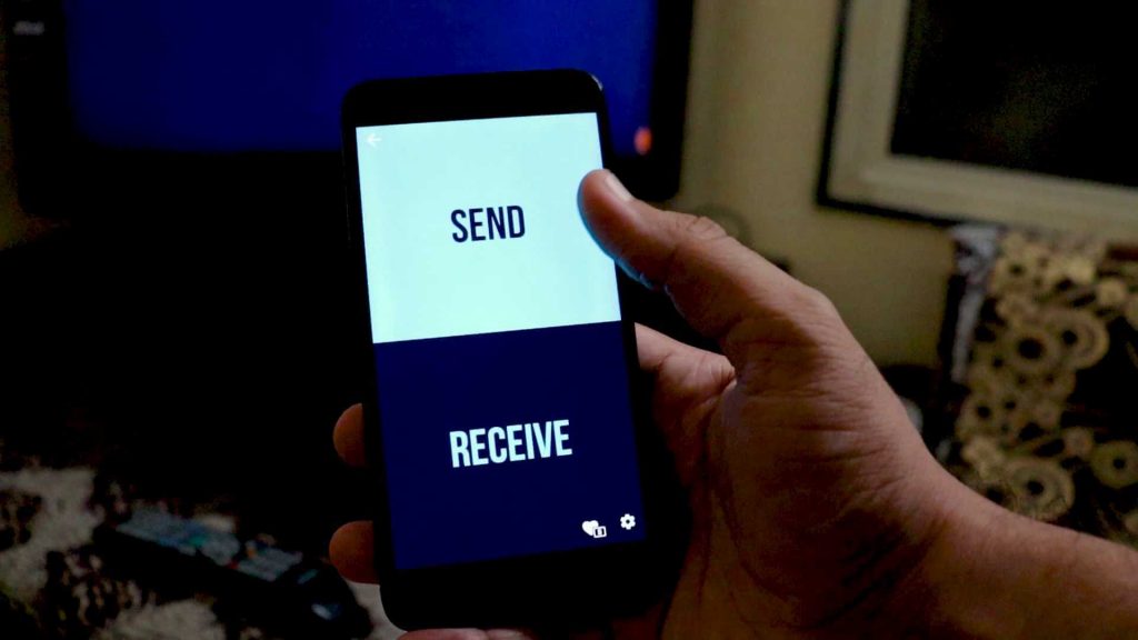 Send Files to TV app on Smartphone