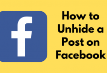 How to Unhide a Post on Facebook