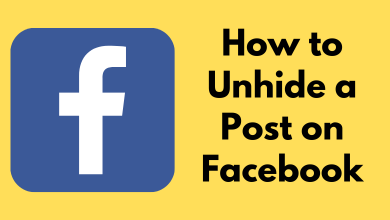 How to Unhide a Post on Facebook