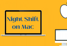 Night Shift on Mac