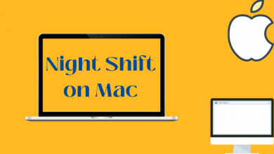 Night Shift on Mac