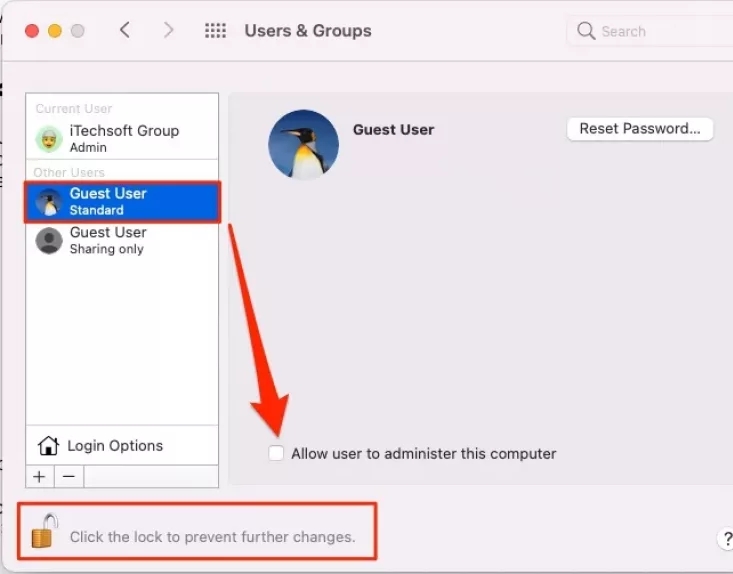  Disable Guest User Account on Mac
