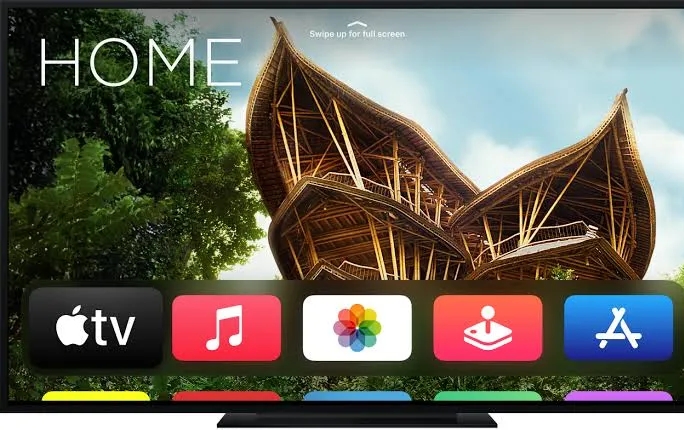 Apple TV home screen