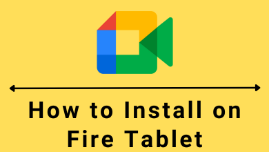 Google Meet on Fire Tablet