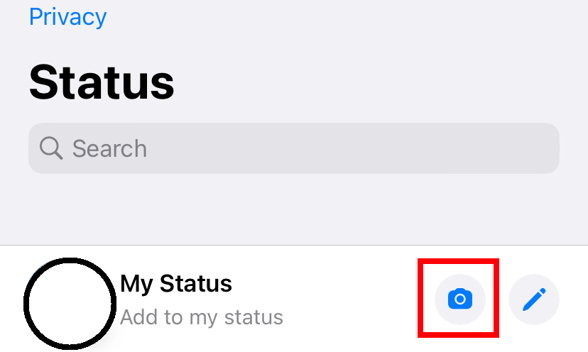 My Status on WhatsApp