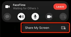 Select Share My Screen