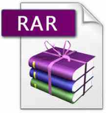 RAR file icon, this artlce would explain how to open RAR files on PC, or Macintosh