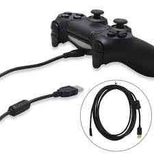 Connect PS4 controller using USB cable to the console