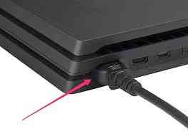 Disconnect the power cord of PS4