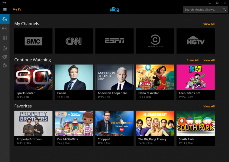 Sling TV on Xbox One