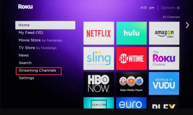 Roku Streaming channels