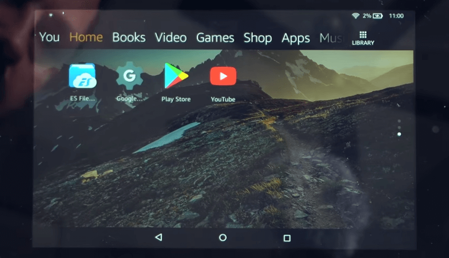 YouTube on Amazon Fire Tablet