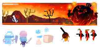The Scoville game Google doodle game