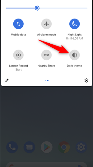 Enable Dark Mode