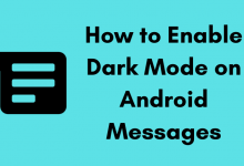 Android Messages Dark Mode