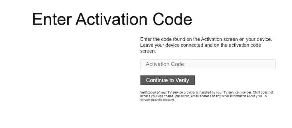 Enter Activation code